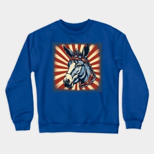 Patriotic Mule Crewneck Sweatshirt